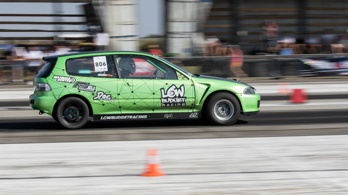 Andreas Stricker's Honda Civic Drag Car – 10.787s ET Record