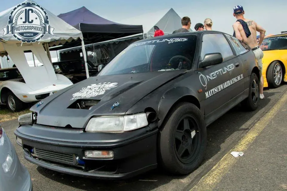 Andreas Wünsche & Thomas Schöne's Honda CRX Drag Car – 11.680s ET Record