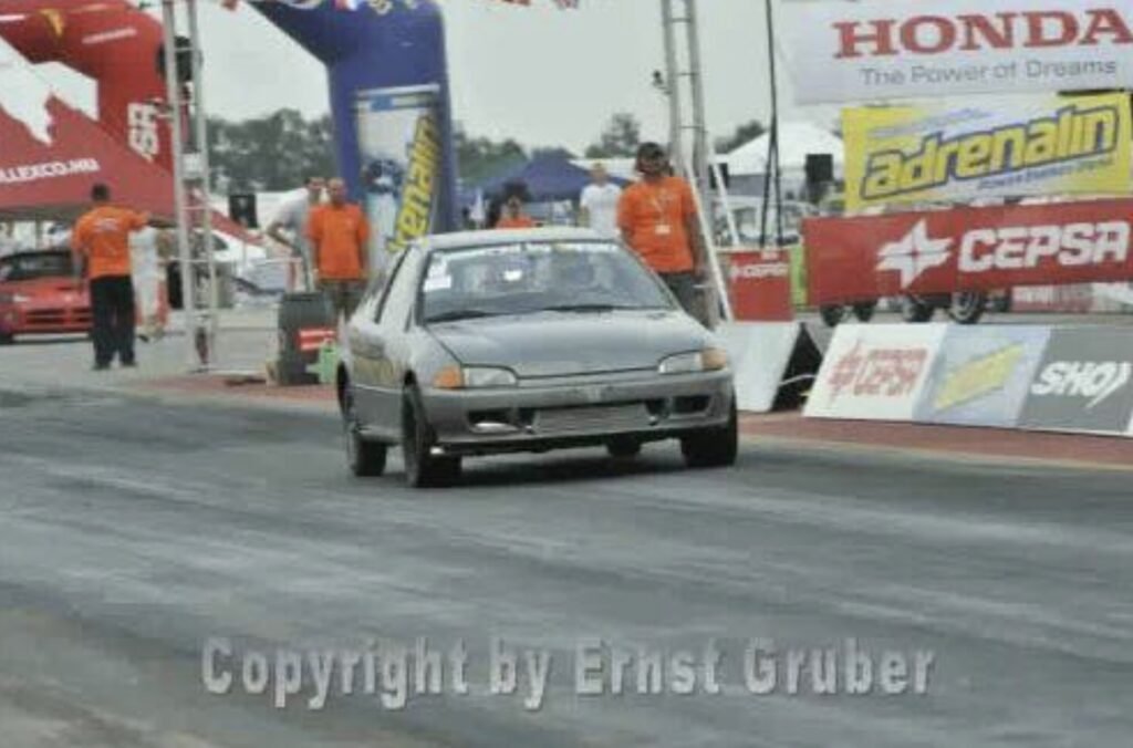 Juhász László's Honda Civic Drag Car – 11.800s ET Record