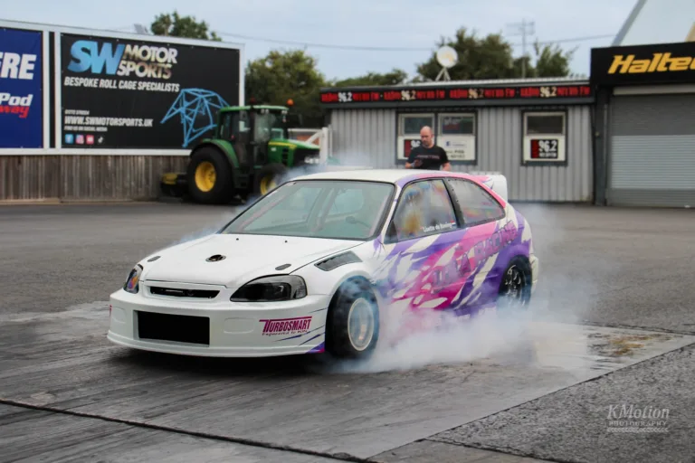 Lisette de Koning's Honda Civic Drag Car – 9.980s ET Record