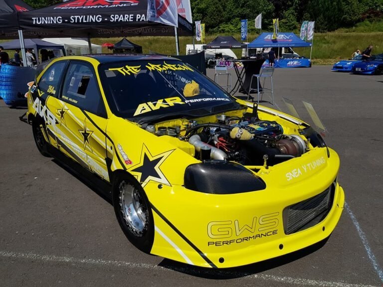 Michael Holleman's Honda Civic Drag Car – 8.363s ET Record