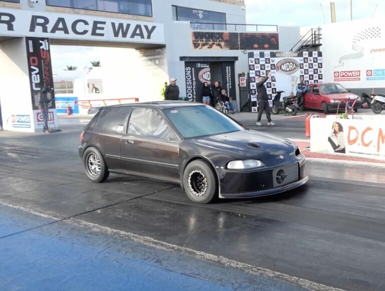 Simon Farrugia's Honda Civic Drag Car – 9.170s ET Record