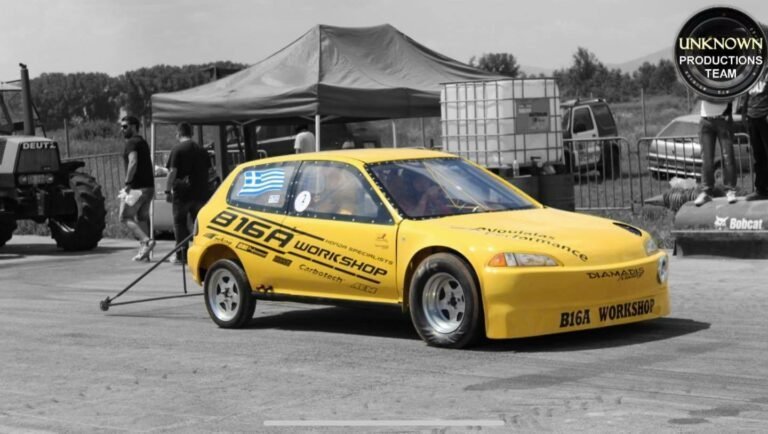 Spyros Floratos's Honda Civic Drag Car – 9.552s ET Record