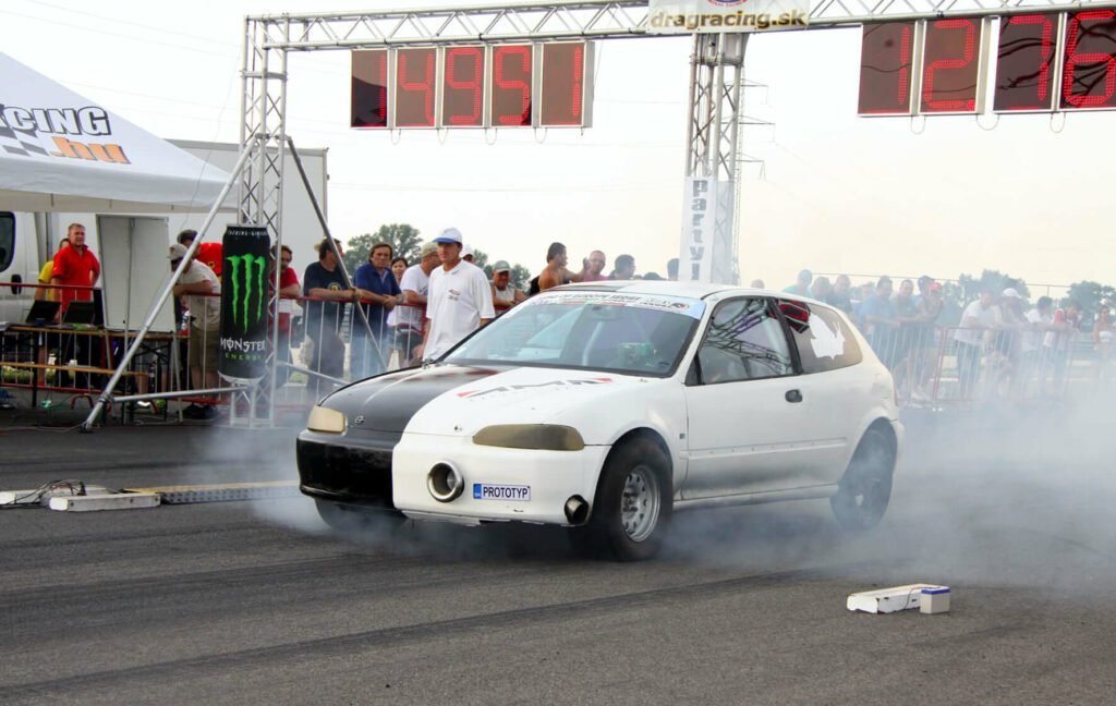 Štefan Holakovský's Honda Civic Drag Car – 9.994s ET Record